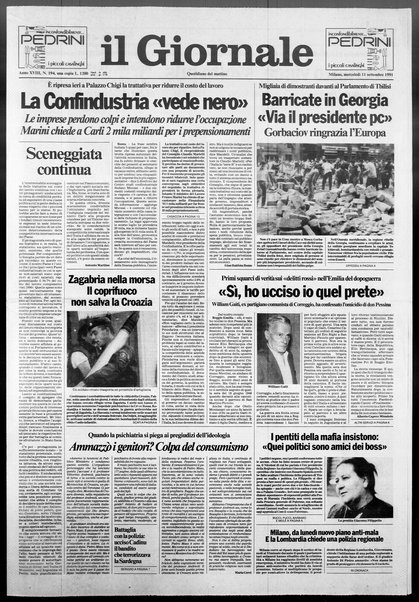 Il giornale : quotidiano del mattino